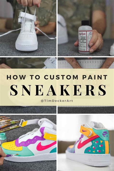 how to paint on sneakers